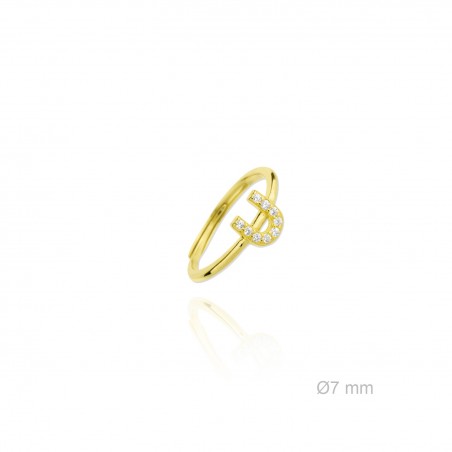 Bague en Argent | U