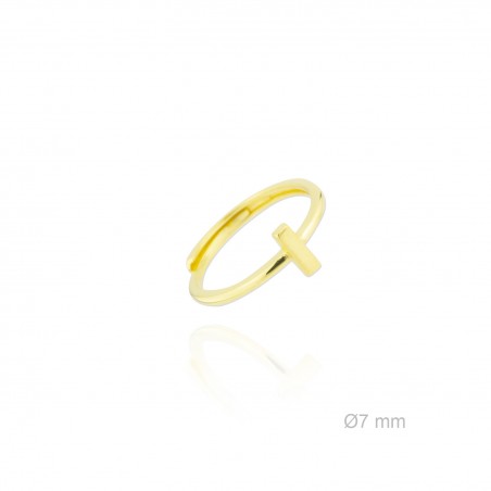 Bague en Argent | Lettre I