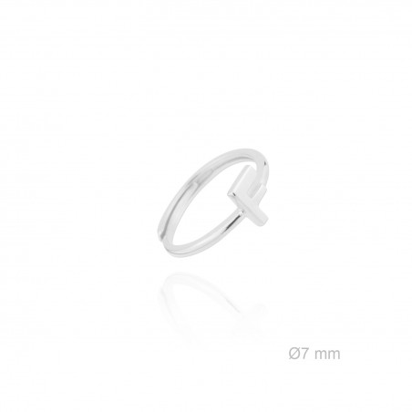 Bague en Argent | Lettre F