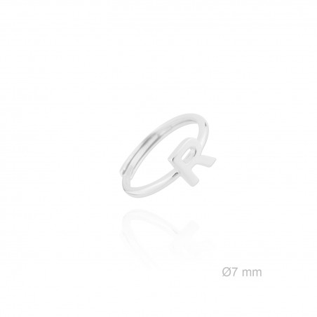 Silver ring | Letter R