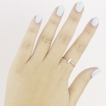 Bague en Argent | Lettre I 2