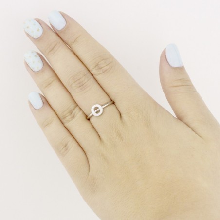 Bague en Argent | Lettre O