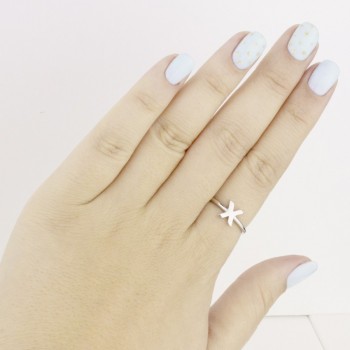 Bague en Argent | Lettre X 2