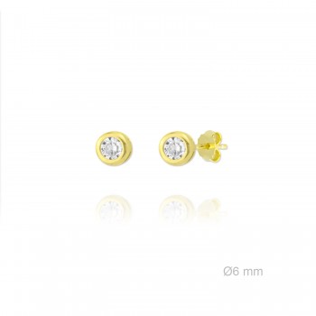 Silver Earrings with Cubir...