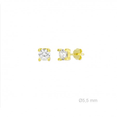 Silver Earrings with Cubir Zirconium