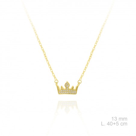 Gargantilla de Plata de Ley y circonitas