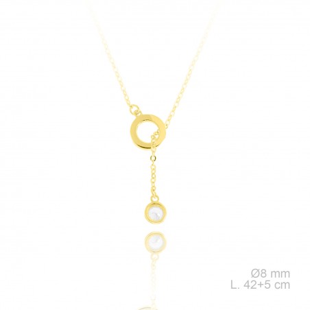 Silver Necklaces with Cubic Zirconium 