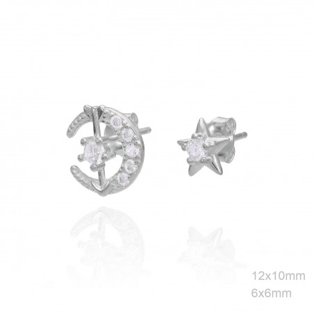 Boucles d'oreilles Zircons