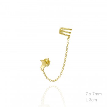 Pendientes Luna Cadena...
