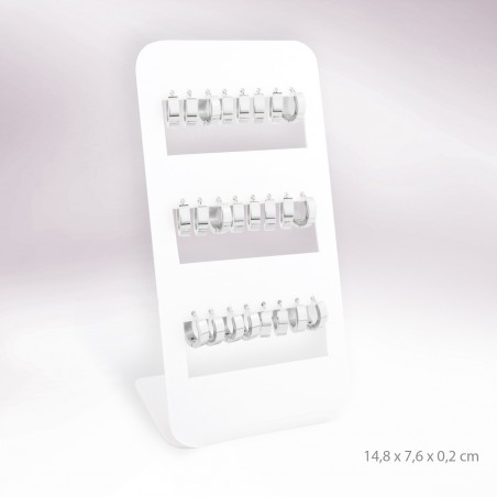 Expositores - 12 brincos de Aço