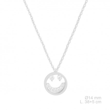 Sautoir en Argent avec oxyde de zirconium