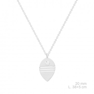 Silver Necklaces with Cubic Zirconium