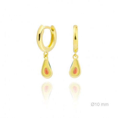 Pendientes Aro Fruits Aguacate Do
