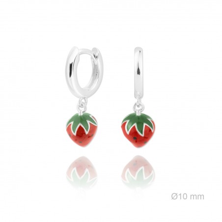 Pendientes Aro Fruits Fresas