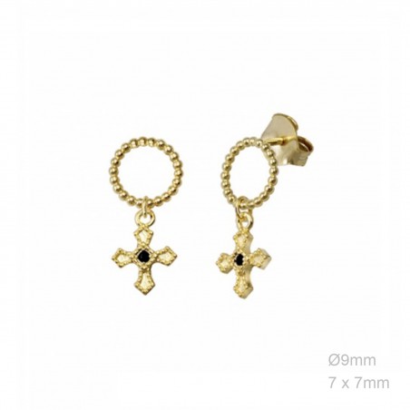 Boucles d'oreilles Zircons