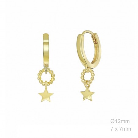 Boucles d'oreilles Zircons