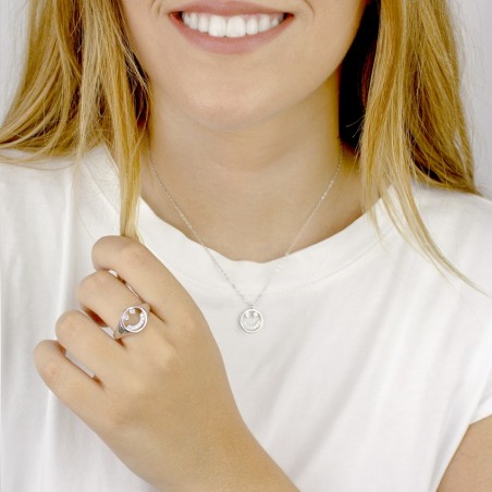 Sautoir en Argent avec oxyde de zirconium