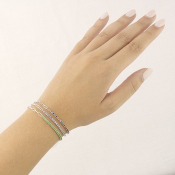 Pulseira de Prata Esterlina... 2