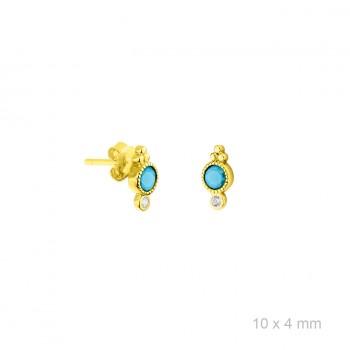 Silver earrings