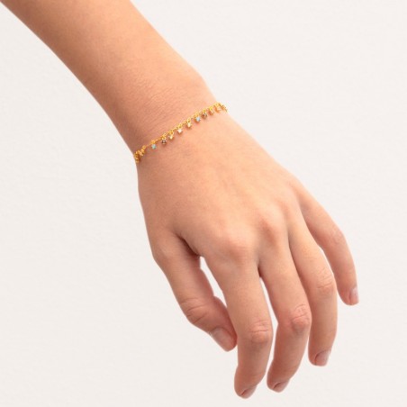 Pulseira de Prata Esterlina com zircônia