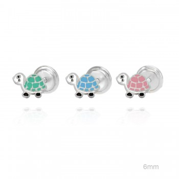 Pendientes Tortuga Esmalte...