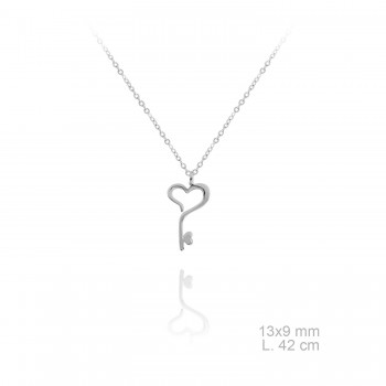 Gargantilla Corazón y Llave