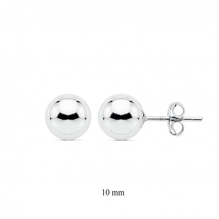 Boucles d'oreilles Argent lisse