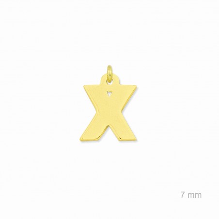 Charm de Plata de Ley (Letra X)