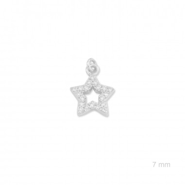 Charm de Plata de Ley (Estrella)