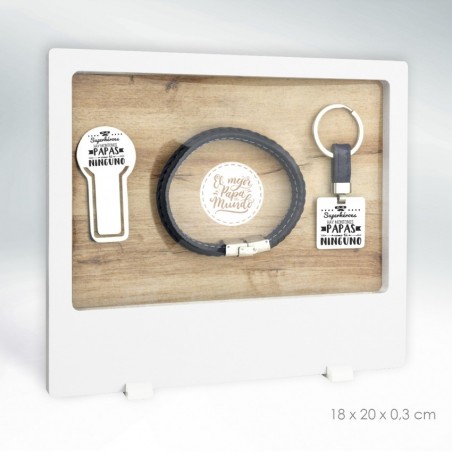 Father's Day Packs - Stainless Steel Book-Markers, bracelet and key-ring