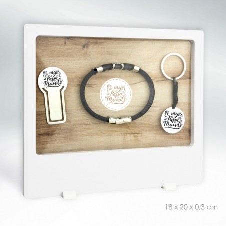 Father's Day Packs - Stainless Steel Book-Markers, bracelet and key-ring