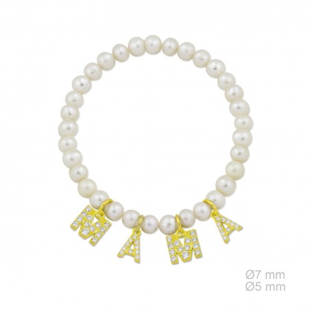 Bracelet en Argent avec oxyde de zirconium