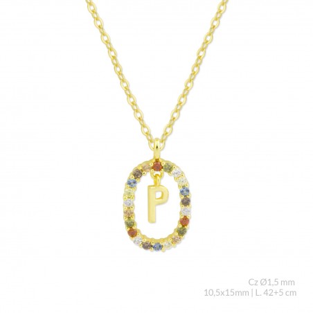 Gargantilha em Prata Esterlina | P