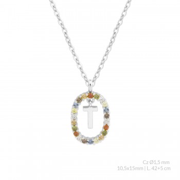 Silver necklace | T