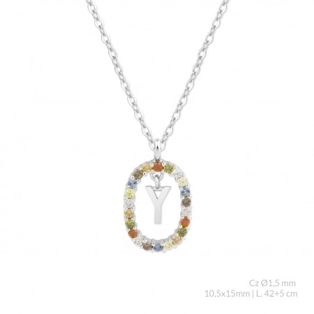 Silver necklace | Y