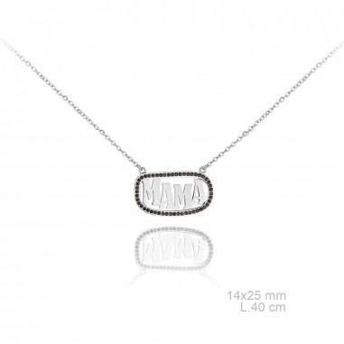 Silver Necklaces with Cubic Zirconium