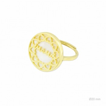 Silver ring and...