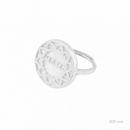 Bague en Argent et nacre