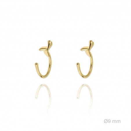 Pendientes Serena Pajarita Dorados