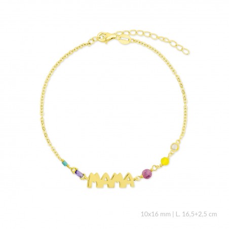 Bracelet en Argent avec oxyde de zirconium