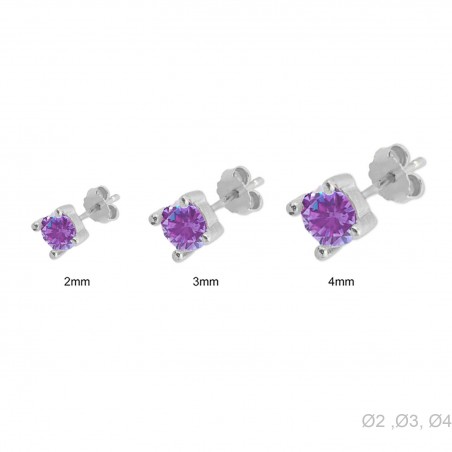 Boucles d'oreilles Zircons