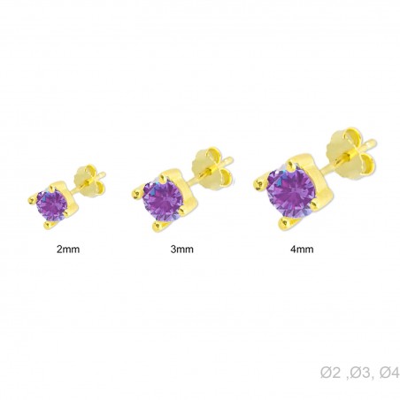 Boucles d'oreilles Zircons