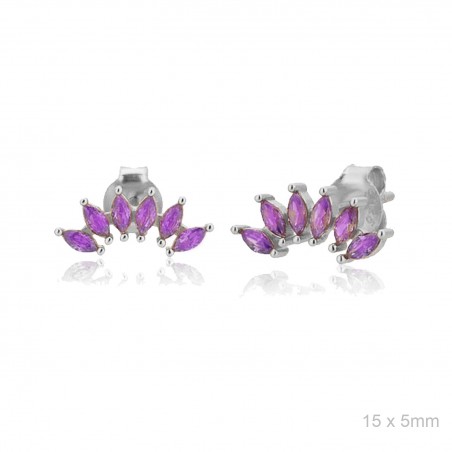 Boucles d'oreilles Zircons