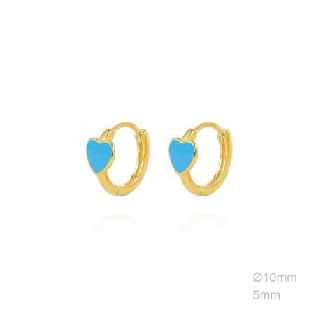 Boucles d'oreilles Argent lisse