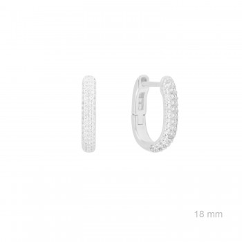 Silver earrings