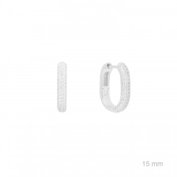 Silver earrings