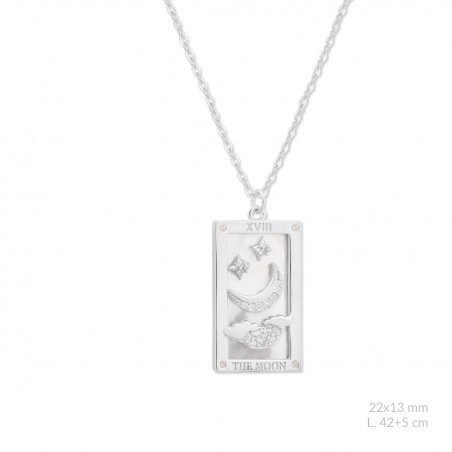 Sautoir en Argent avec oxyde de zirconium