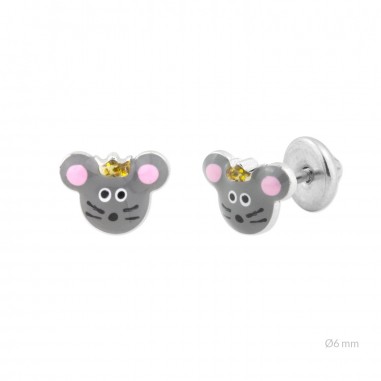 Silver earrings