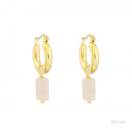 Boucles d'oreilles en Acier