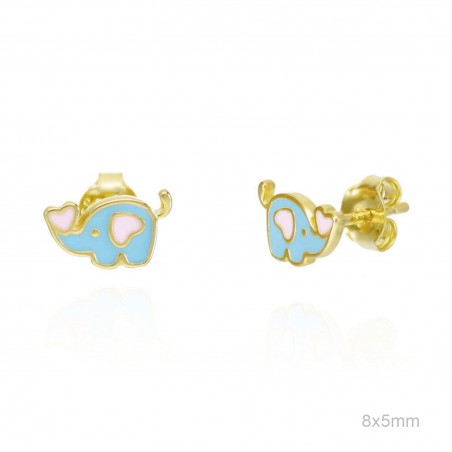 Boucles d'oreilles Argent lisse